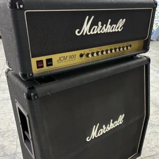 Cabezal Marshall Jcm900 + caja marshall