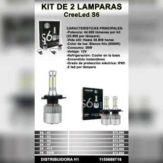Lámparas cree led s6