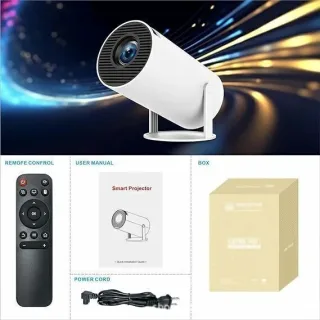 Proyector HY300 3600 Lúmenes HD Wi-Fi Bluetooth Portátil