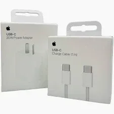 Cargador Carga Rápida 20w Para iPhone + Cable C A C