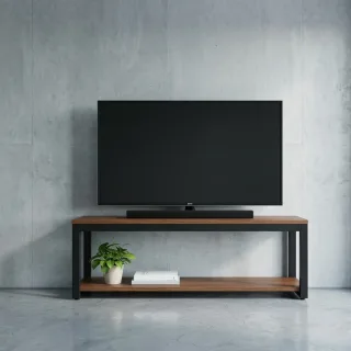 Rack De Tv Industrial 2 Estantes