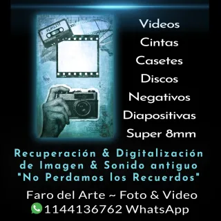 Recuperación y Digitalización profesional de Imagen y Sonido antiguo