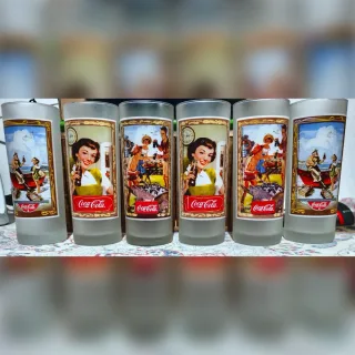 Vasos De Coca Cola De Colección Esmerilados