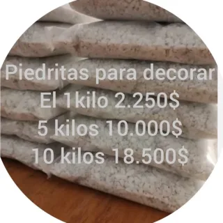 Piedritas decorativas