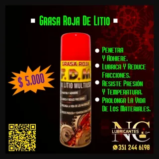 Grasa Roja De Litio F.D.M