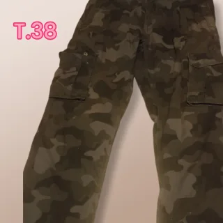 Pantalón militar gabardina