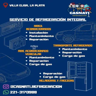 Técnico en refrigeración Domiciliaria, Comercial y Automotriz