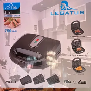 Tostadora 3 en 1