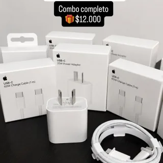Cargador de iphone combo
