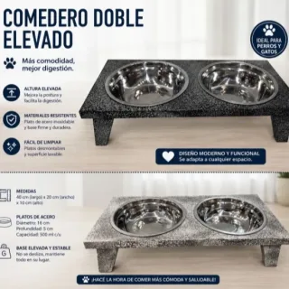 Comederos y bebederos para mascotas