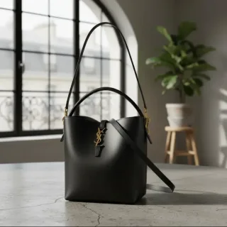 Cartera YSL LE37 Cubo cuero