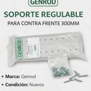 Juego soporte regulable para contra frente  300mm. Con tornillos.