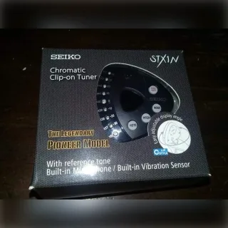 Afinador Pinza Seiko Cromático Stx1n Negro
