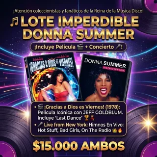 🎶 Lote Imperdible Donna Summer - ¡Gracias a Dios es Viernes! + En Vivo 🎤