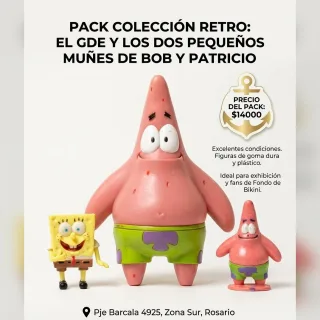 💥 Combo Coleccionable Bob Esponja - Patricio