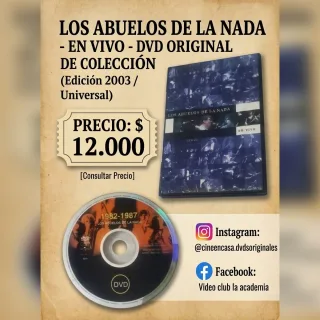 📀 Título: Los Abuelos de la Nada – En vivo