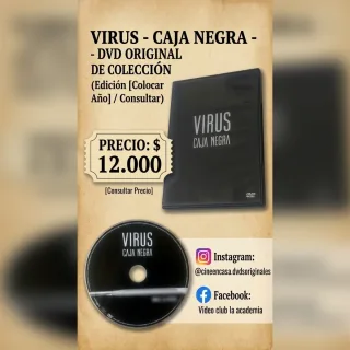 🎸📀 DVD ORIGINAL – VIRUS | CAJA NEGRA