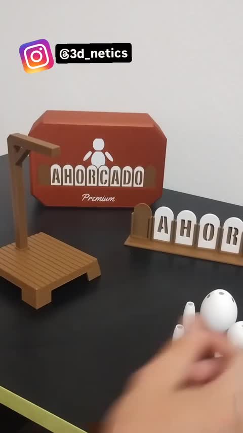 Juego De Mesa El Ahorcado Con Imán Premium