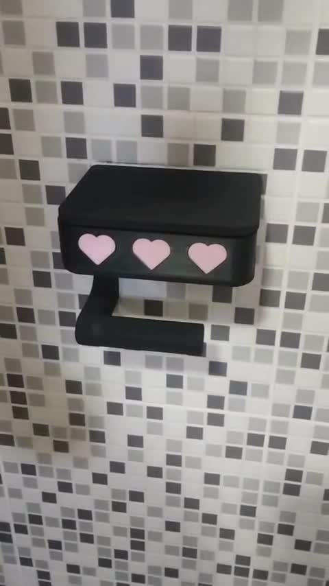Porta Papel Higiénico con Estante y Cajón