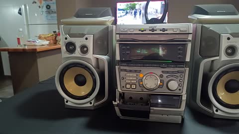 MINI COMPONENTE SONY MODELO GRX 80 vintage